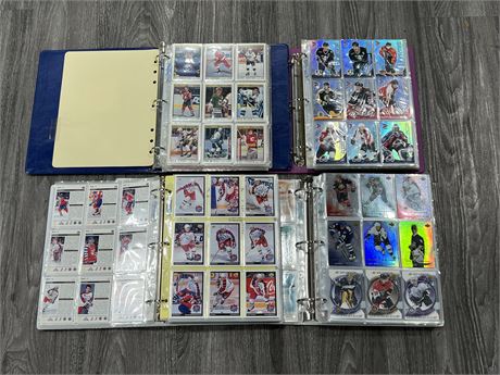 4 BINDERS OF MAJORITY 1990’s / SOME 2000’s NHL CARDS