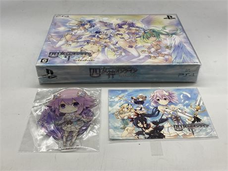 (NEW) PS4 FOUR GODDESSES ONLINE CYBER DIMENSION NEPTUNE JAPANESE EDITION BOX SET