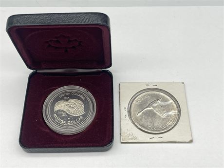 1967 & 1977 CANADIAN DOLLARS