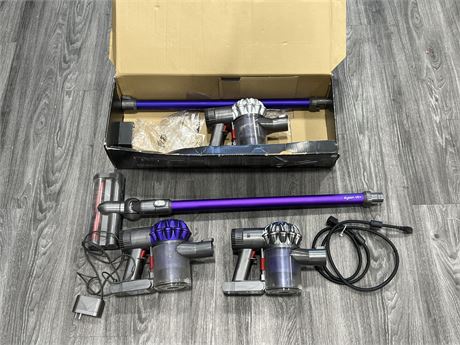LOT OF DYSON ACCESSORIES- FOR PARTS, AS IS