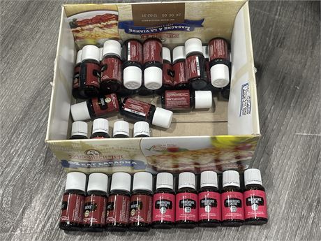 30 MISC YOUNG LIVING ESSENTIAL OILS (EXPIRES 26/05)