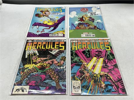 4 MARVEL COMICS INCLUDING 1ST ISSUE VARIANTS