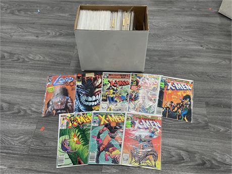 SHORTBOX OF XMEN & LOBOS COMICS