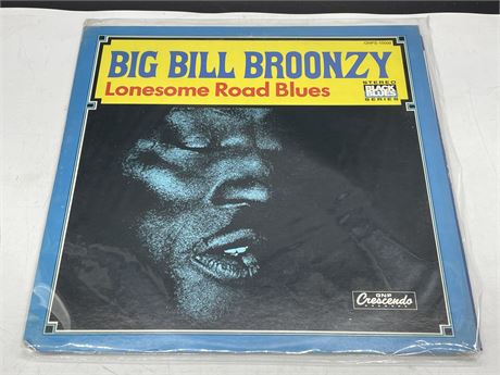 BIG BILL BROONZY - LONESOME ROAD BLUES - EXCELLENT (E)
