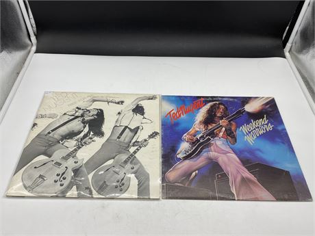 2 TED NUGENT RECORDS - VG+