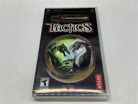 DUNGEONS & DRAGONS TACTICS - PSP - EXCELLENT CONDITION W/INSTRUCTIONS