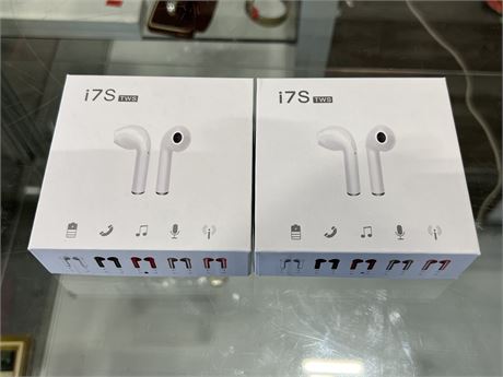 2 I7S TWS KNOCKOFF AIRPODS