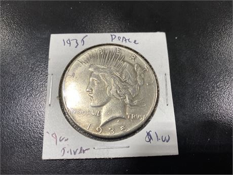 1935 USA DOLLAR SILVER COIN