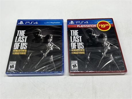 2 SEALED THE LAST OF US PS4 GAMES