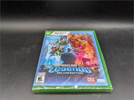 SEALED - MINECRAFT LEGENDS DELUXE EDITION - XBOX