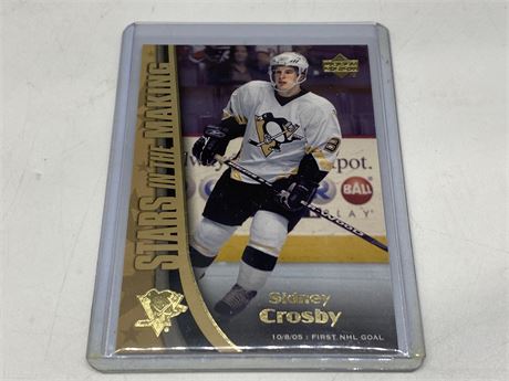 2005/06 UD CROSBY “STARS IN THE MAKING” ROOKIE YEAR CARD