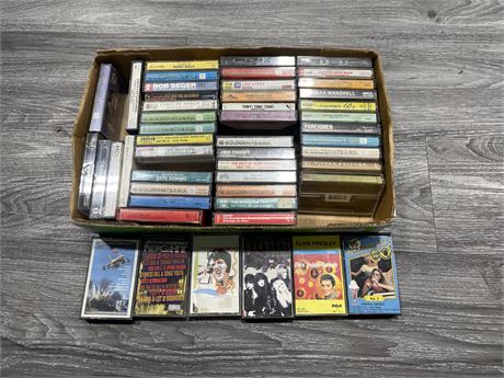 FLAT OF CASSETTE TAPES