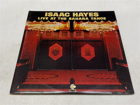 ISAAC HAYES - LIVE AT THE SAHARA TAHOE 2LP - NEAR MINT (NM)