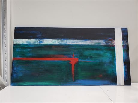 ORIGINAL ABSTRACT PAINTING(24X48)