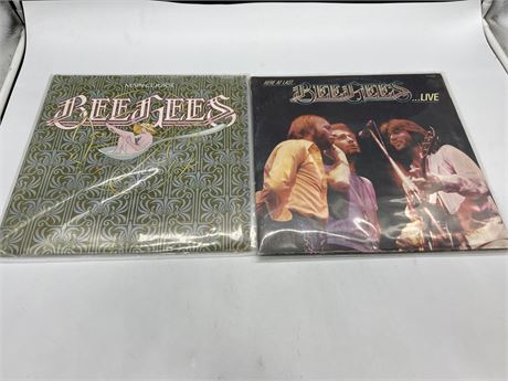2 BEEGEES RECORDS - VG+