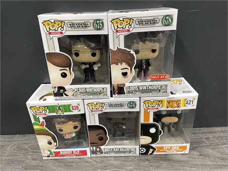 5 NEW MISC MOVIE FUNKO POPS