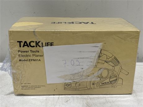 NEW IN BOX TACKLIFE POWER TOOLS ELECTRIC PLANER