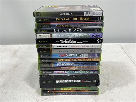LOT OF XBOX GAMES