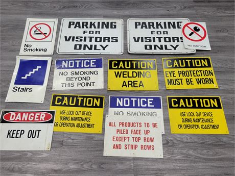 WAREHOUSE SIGNS & VISITOR PARKING SIGN