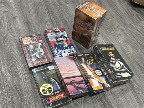 SEALED VHS TAPES