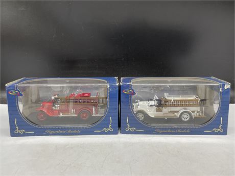 RED & WHITE FIRE ENGINES BY SIGNATURE