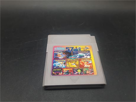 57 IN 1 GAMEBOY CARTRIDGE - VERY GOOD CONDITION