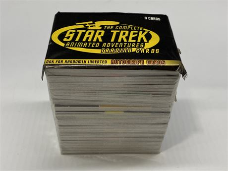 STAR TREK ANIMATED ADVENTURES CARD SET
