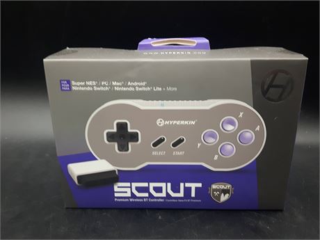 SEALED - WIRELESS CONTROLLER - SNES