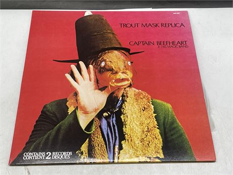 RARE CAPTAIN BEEFHEART & HIS MAGIC BAND - TROUT MASK REPLICA 2 LP’S - MINT (M)