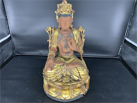 WOODEN FOREIGN PIECE (2ft tall)