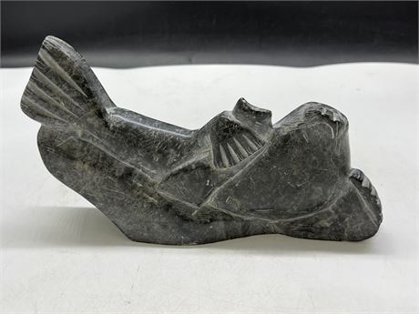 SOAPSTONE SEAL CARVING (10” wide)