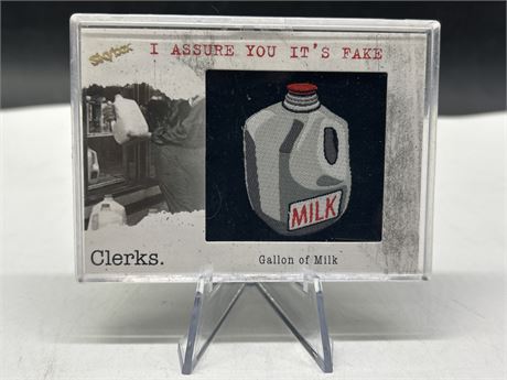 RARE CLERKS GALLON OF MILK PATCH CARD