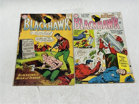 2 BLACKHAWK COMICS #206 & #207
