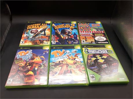 COLLECTION OF XBOX GAMES - VERY GOOD CONDITION