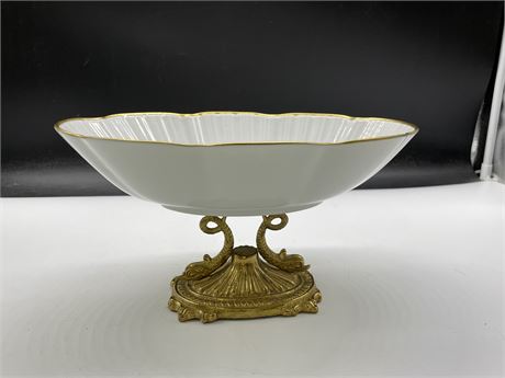 WEST GERMANY FOOTED ANTIQUE BOWL