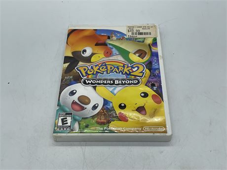 POKEPARK 2 - WII - COMPLETE WITH MANUAL