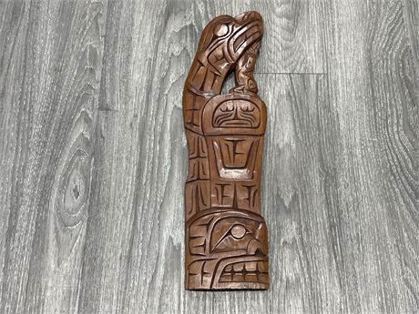INDIGENOUS SIGNED CARVING (17”)