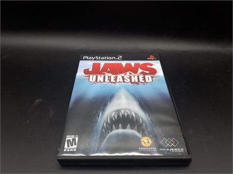 JAWS UNLEASHED - VERY GOOD CONDITION - PS2
