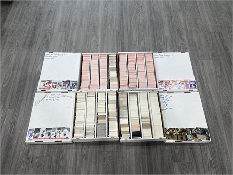 4 BOXES OF 1990’s HOCKEY CARDS - OVER 10,000 CARDS