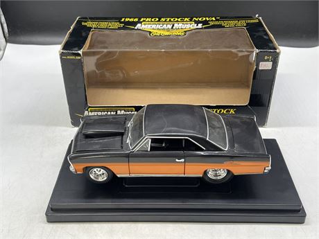 1:18 SCALE 1966 PRO STOCK NOVA DIECAST CAR W/BOX