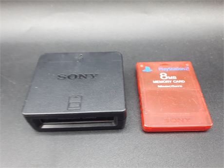 SONY MEMORY CARD ADAPTER - PS2 TO PS3 - EXCELLENT CONDITION