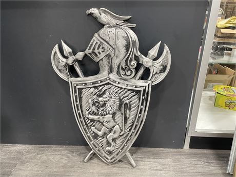 MCM THE BRONZE SHOP VANCOUVER METAL COAT OF ARMS 19”x26”