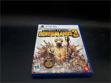 RARE - BORDERLANDS 3 ULTIMATE EDITION - EXCELLENT CONDITION - PS5