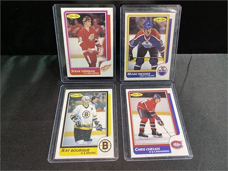 4 - 86’ NHL CARDS