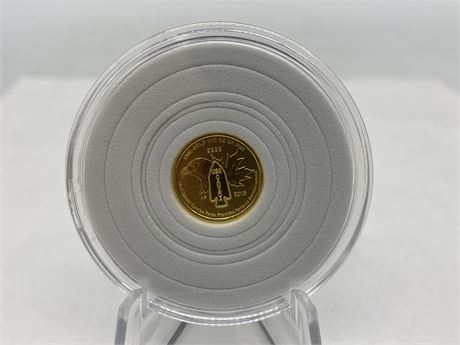 1/10 OZ FINE 999 GOLD $5 CANADIAN COIN