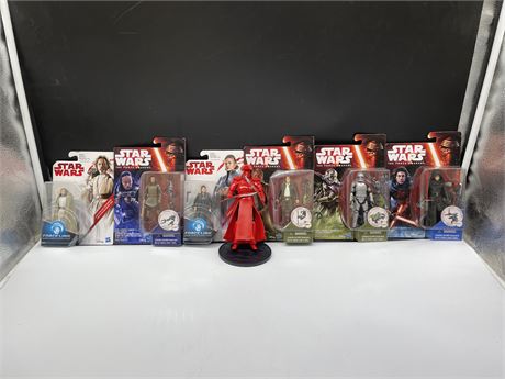 LOT OF 7 STAR WARS ACTION FIGURES