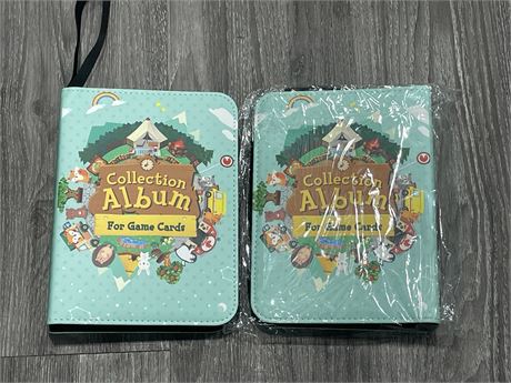 (2 NEW) 4 POCKET COLLECTOR CARD ALBUMS