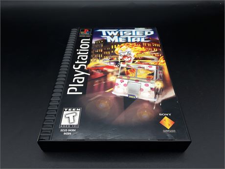 TWISTED METAL - EXCELLENT CONDITION - CIB - PLAYSTATION
