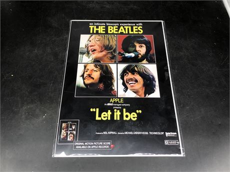 THE BEATLES “LET IT BE” POSTER