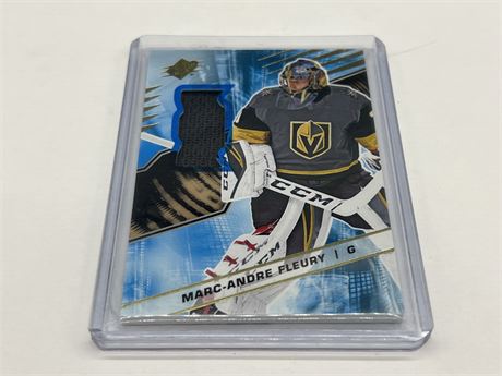 MARC ANDRE FLEURY JERSEY CARD SPX 2019